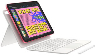 Showcasing iPad, Magic Keyboard Folio and Apple Pencil