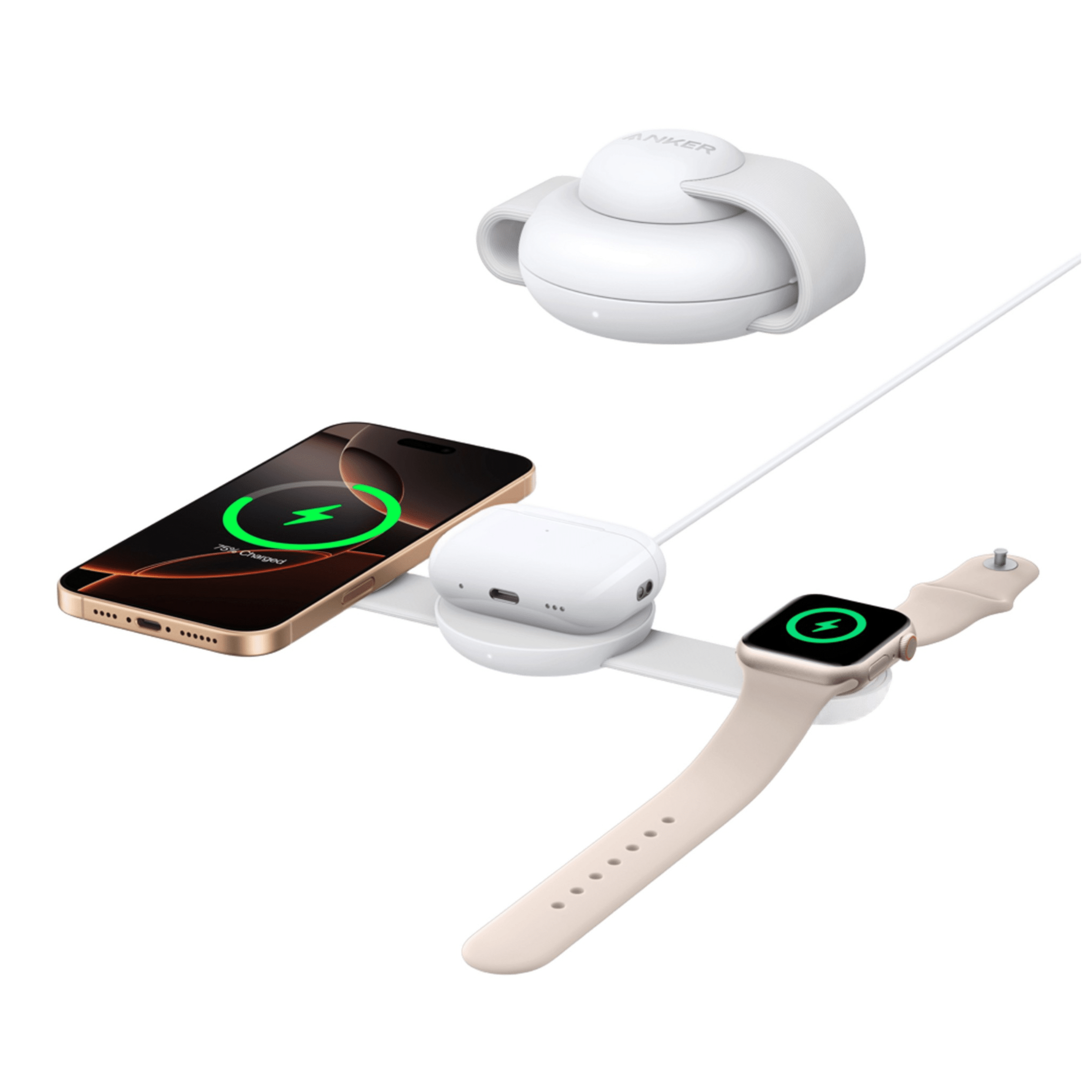 Anker Qi2 3-in-1 charger
